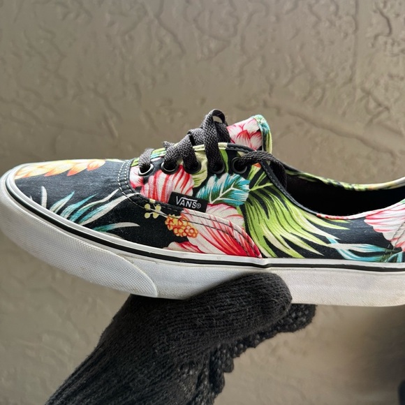 Vans Atwood Hawaiian Tropical Floral Canvas Sneakers Unisex Size 10W 8.5M Shoes - Picture 5 of 8